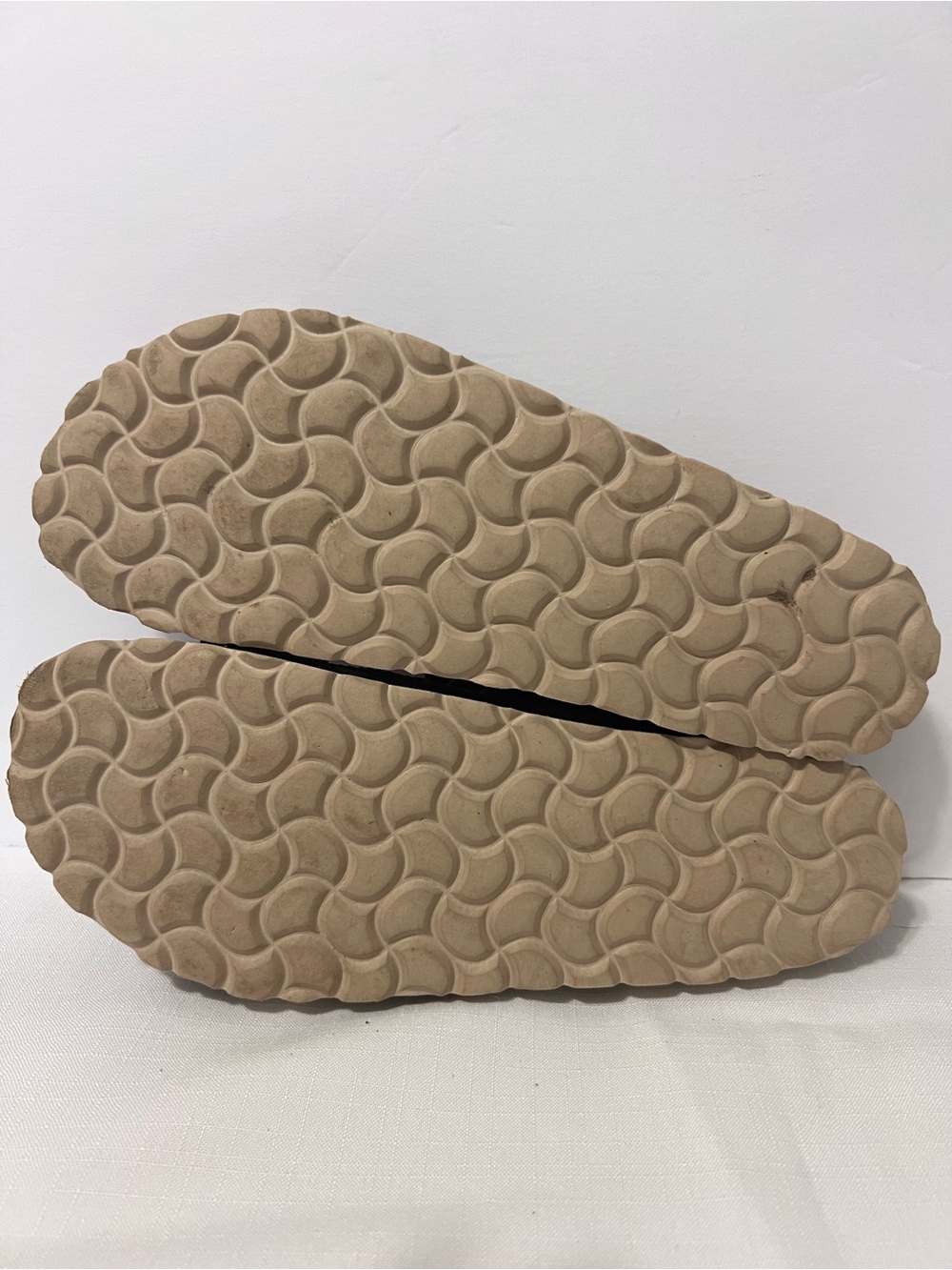 Clarks Beige Floral Cross-Strap Cork Bottom Resortwear Casual Comfort Sandals 9 - Picture 13 of 13